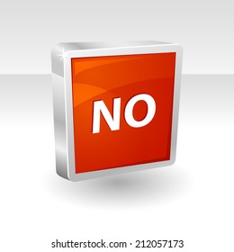 Beautiful No web icon