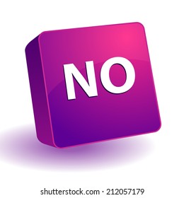 Beautiful No web icon