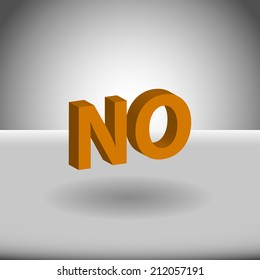 Beautiful No web icon
