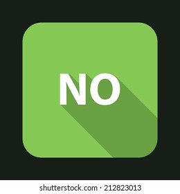 Beautiful No web icon