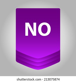 Beautiful No web icon