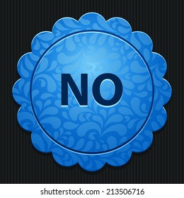 Beautiful No web icon