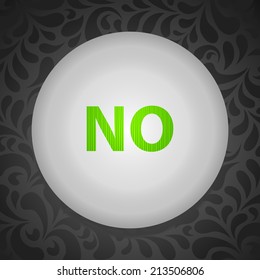 Beautiful No web icon