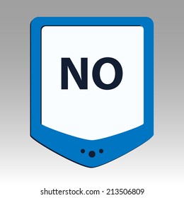 Beautiful No web icon