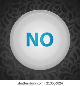 Beautiful No web icon