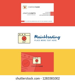 Beautiful Ok  Logo and business card. vertical Design Vector