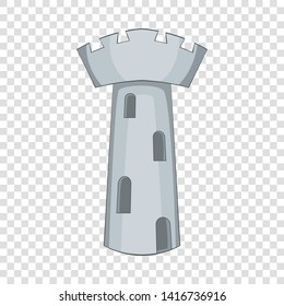 Beautiful old castle icon. Cartoon illustration of castle vector icon for web design