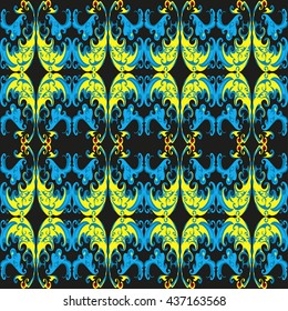 beautiful old color seamless pattern