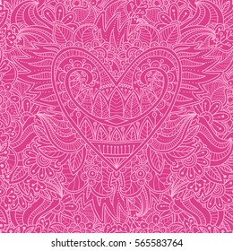 Beautiful openwork pattern heart. Beautiful background for greeting cards, wedding and invitation. Decorating for the holiday Valentine's Day.