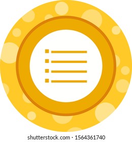 Beautiful Options Glyph Vector Icon