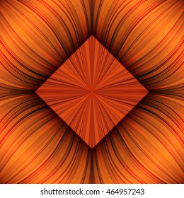 Beautiful orange background with glowing lines and place for your text