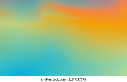 Schöner orangefarbener und blauer Farbverlauf-Hintergrund, glatt und weich