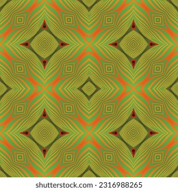 Beautiful orange green color seamless textured abstract background