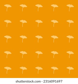Beautiful orange leaf pattern background
