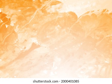 Hermosa salpicadura naranja color agua fondo