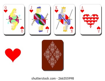 beautiful and original designer playing cards. 