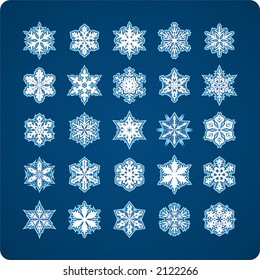 Beautiful original snow-flakes