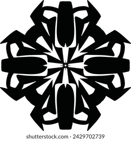 Schönes Ornament, abstraktes Muster, charmant und ästhetisch