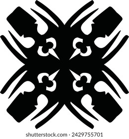 Schönes Ornament, abstraktes Muster, charmant und ästhetisch