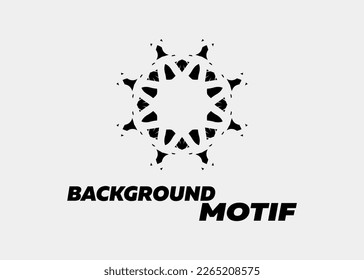 BEAUTIFUL ORNAMENT BACKGROUND MOTIF PATTERN 