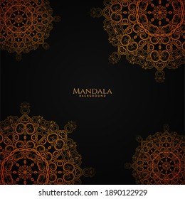 Beautiful ornament mandala design pattern background