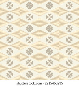 Beautiful ornament seamless pattern design. Textile fabric motifs