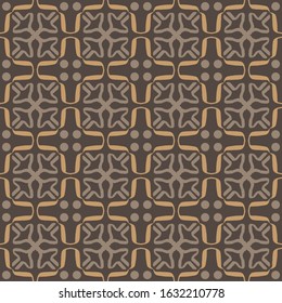 beautiful ornament seamless pattern vector editable color