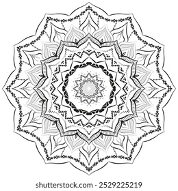 Beautiful Ornamental Mandala Pattern Background