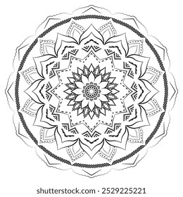 Beautiful Ornamental Mandala Pattern Background