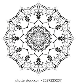 Beautiful Ornamental Mandala Pattern Background