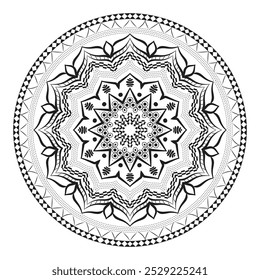 Beautiful Ornamental Mandala Pattern Background