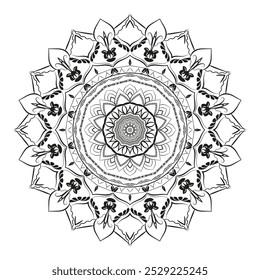 Hermoso fondo de patrón de mandala ornamental