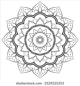 Beautiful Ornamental Mandala Pattern Background