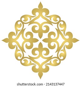 Beautiful ornamental romb. Kazakh, asian ornament
