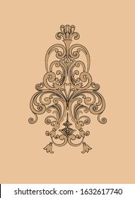 beautiful ornate pattern in a classic style