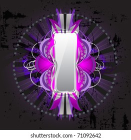 beautiful ornate shield background