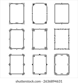 Beautiful page border vector EPS file for download