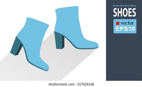 Beautiful pair of shoes Vector Illustration