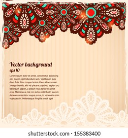 Beautiful paisley background