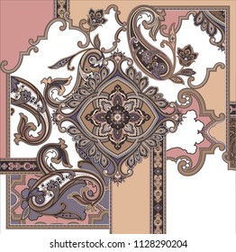 beautiful paisley element beautiful paisley element