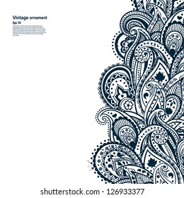 Beautiful paisley ornament
