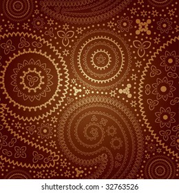 beautiful paisley seamless