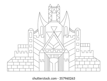 beautiful palace in the line