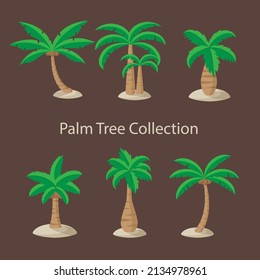 Hermoso vector de palmeras