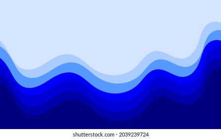 Beautiful paper cut vector design for wallpaper or background