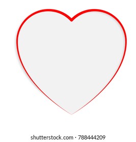 beautiful paper heart. Minimalistic style. Template isolated Women`s Day happy 8 march high quality love date icon symbol pretty relaxation wine red 