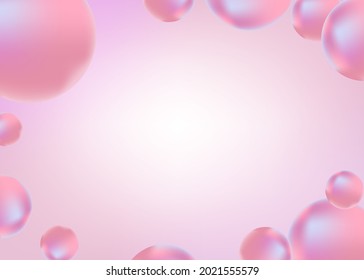 Beautiful pastel background with pink and purple balloons. Group of pastel party balloons on soft background. Concept of happiness, joy, birthday. background illustration