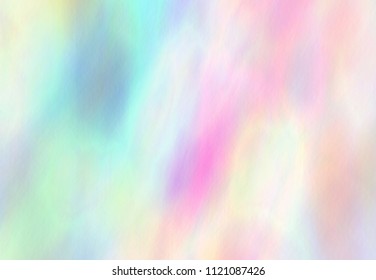 Beautiful pastel background - VECTOR EPS 10. Wonderful iridescent wallpaper. Rainbow texture. Trendy holographic foil. Colorful design card.