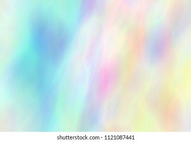 Beautiful pastel background - VECTOR EPS 10. Wonderful iridescent wallpaper. Rainbow texture. Trendy holographic foil. Colorful design card.