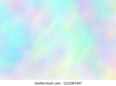 Beautiful pastel background - VECTOR EPS 10. Wonderful iridescent wallpaper. Rainbow texture. Trendy holographic foil. Colorful design card.